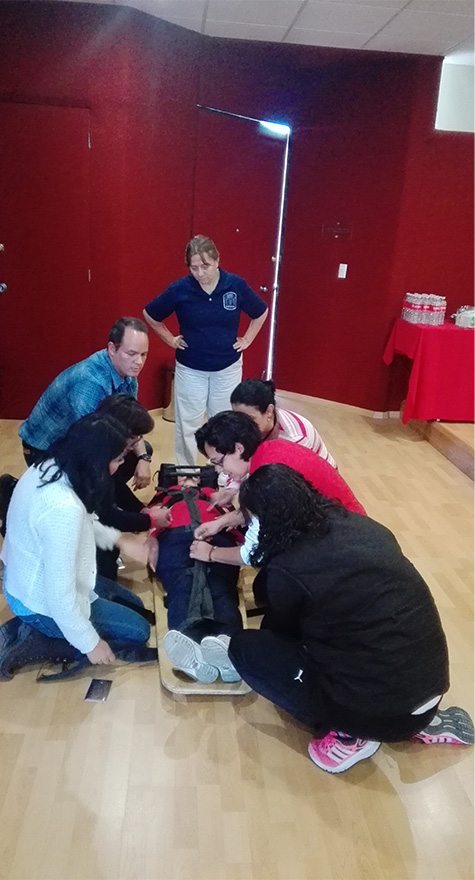 Capacitación de la brigada de primeros auxilios