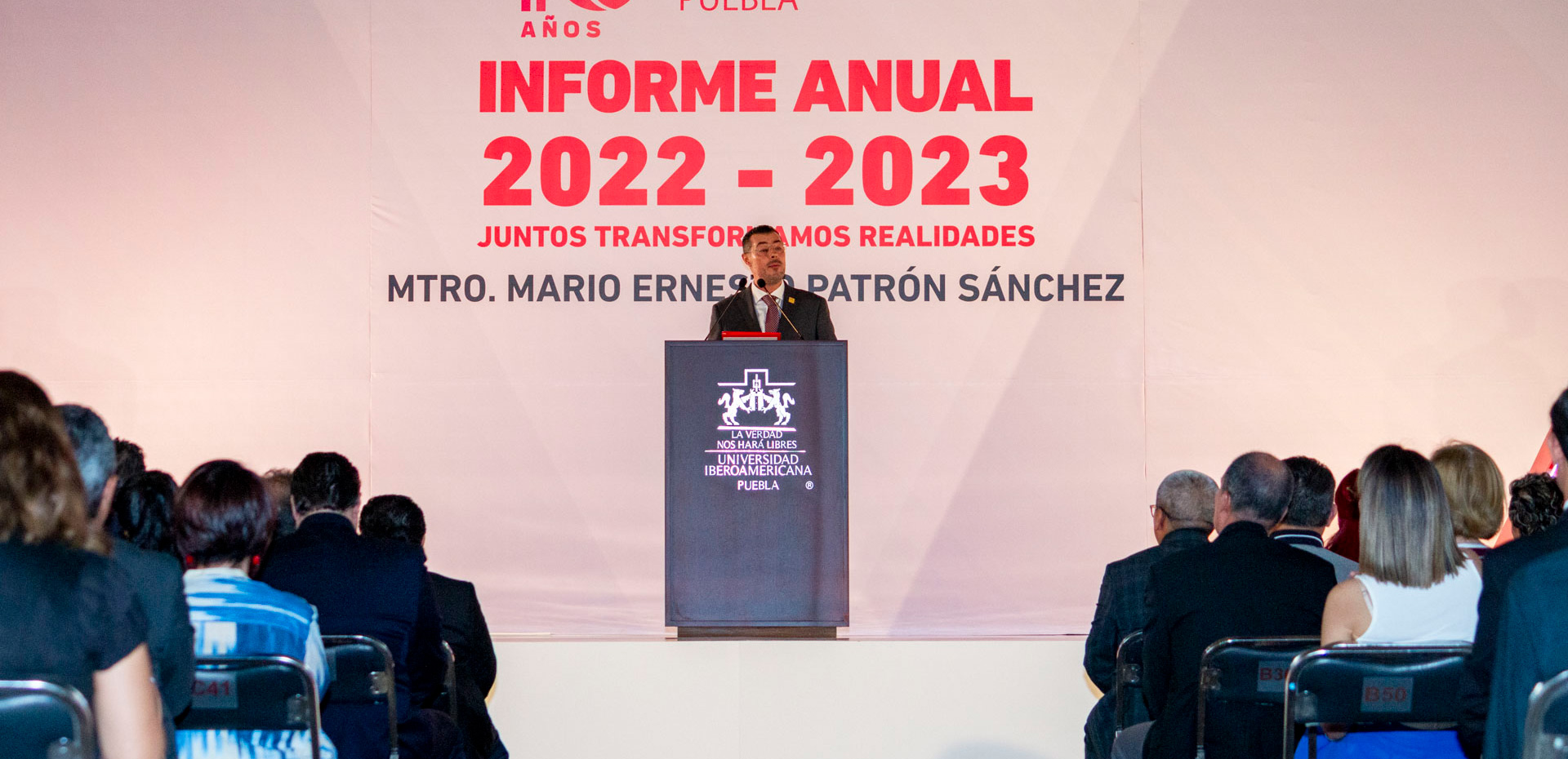 Mario Patrón en su 4o informe