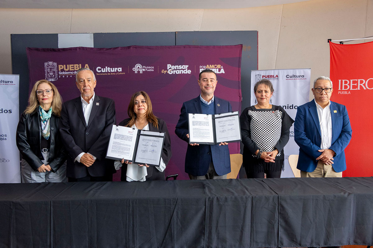 Firma convenio Museos Puebla